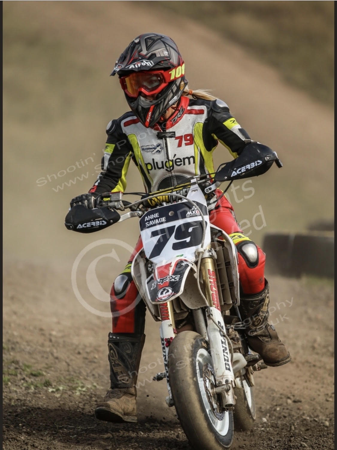 Anne Savage - motorbike