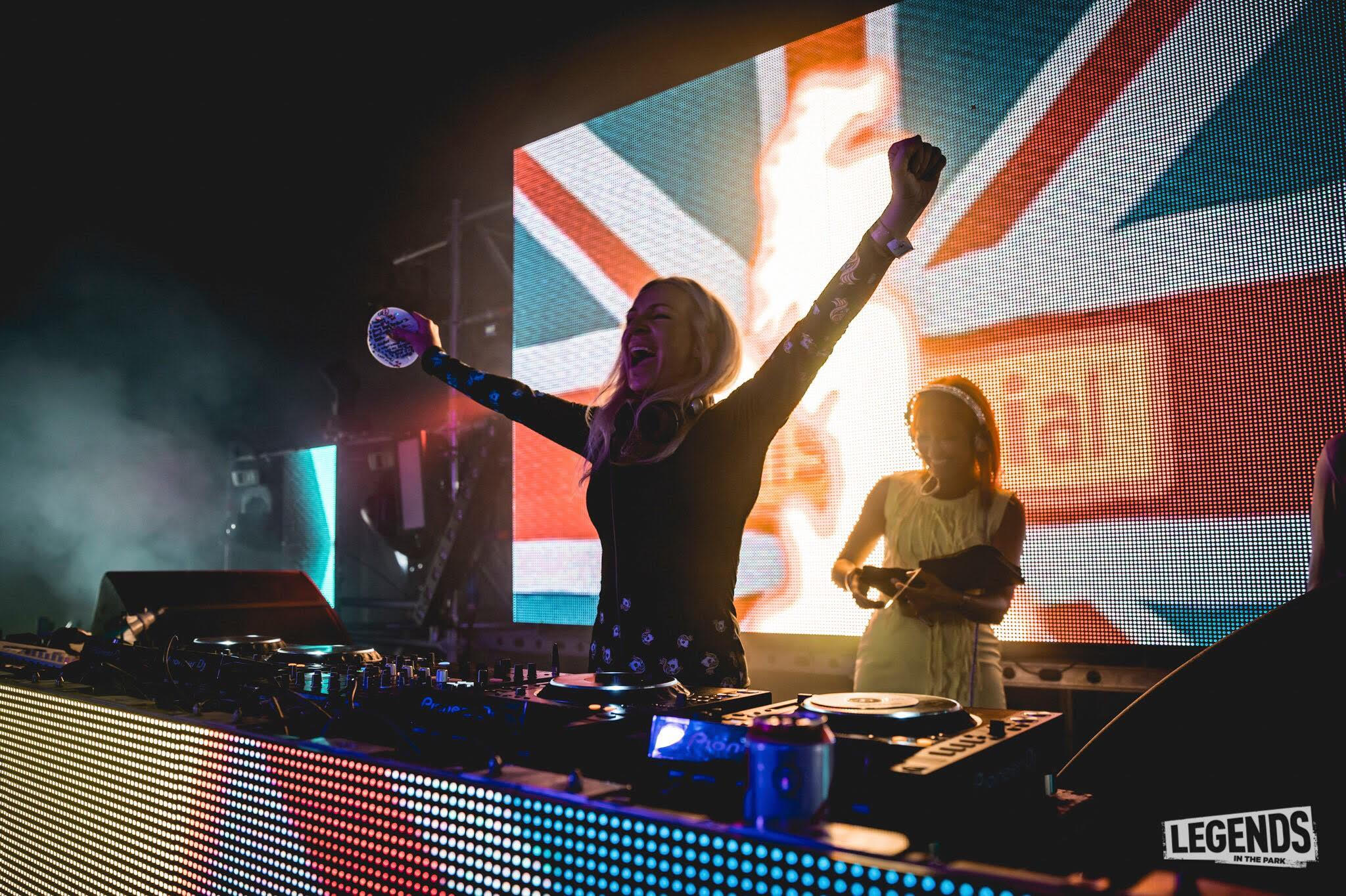 Anne Savage on stage