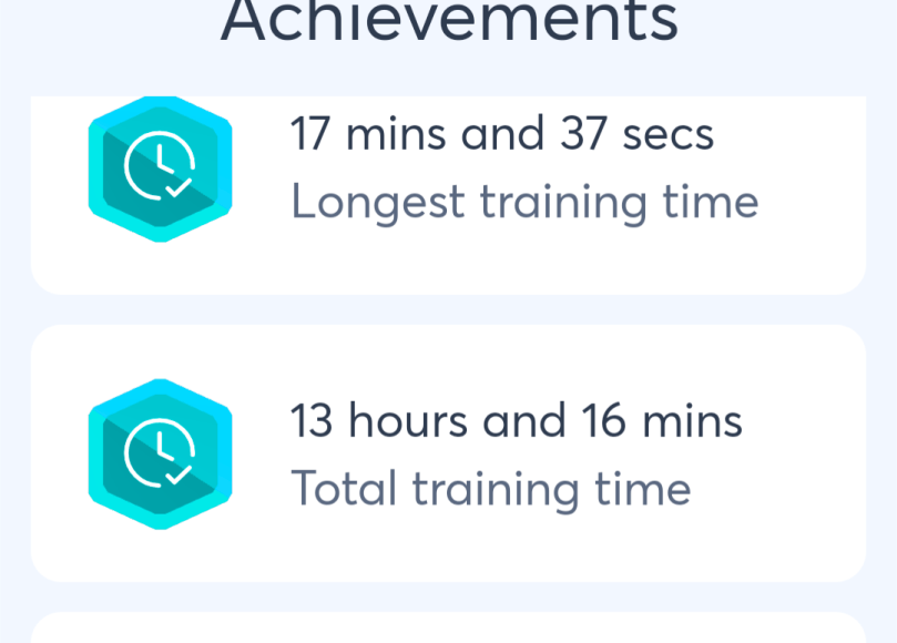 achievement screen from the Lace Ai Pro app.